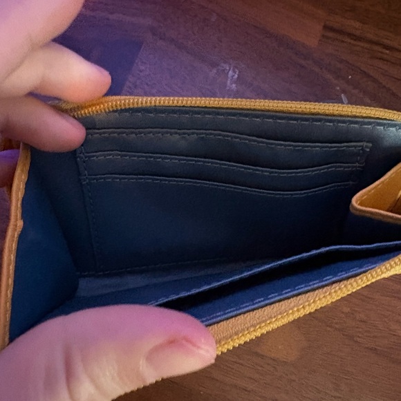 Coach Mustard Leather Wallet - Picture 5 of 8